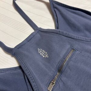 Free People Blue Jumpsuit